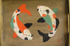 Spiraling Koi Fish by Maiko Saleff